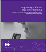 Hitta Anpassningar för oss med synnedsättning på ditt närmaste bibliotek.